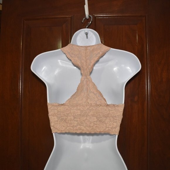 Free People Nude Lace Bra Size Small - Picture 10 of 14